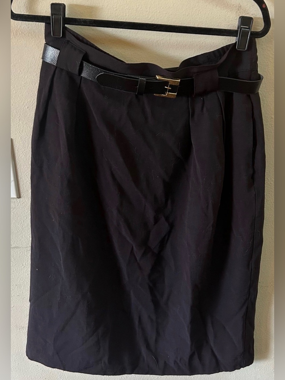 Vintage black Pencil skirt size 14